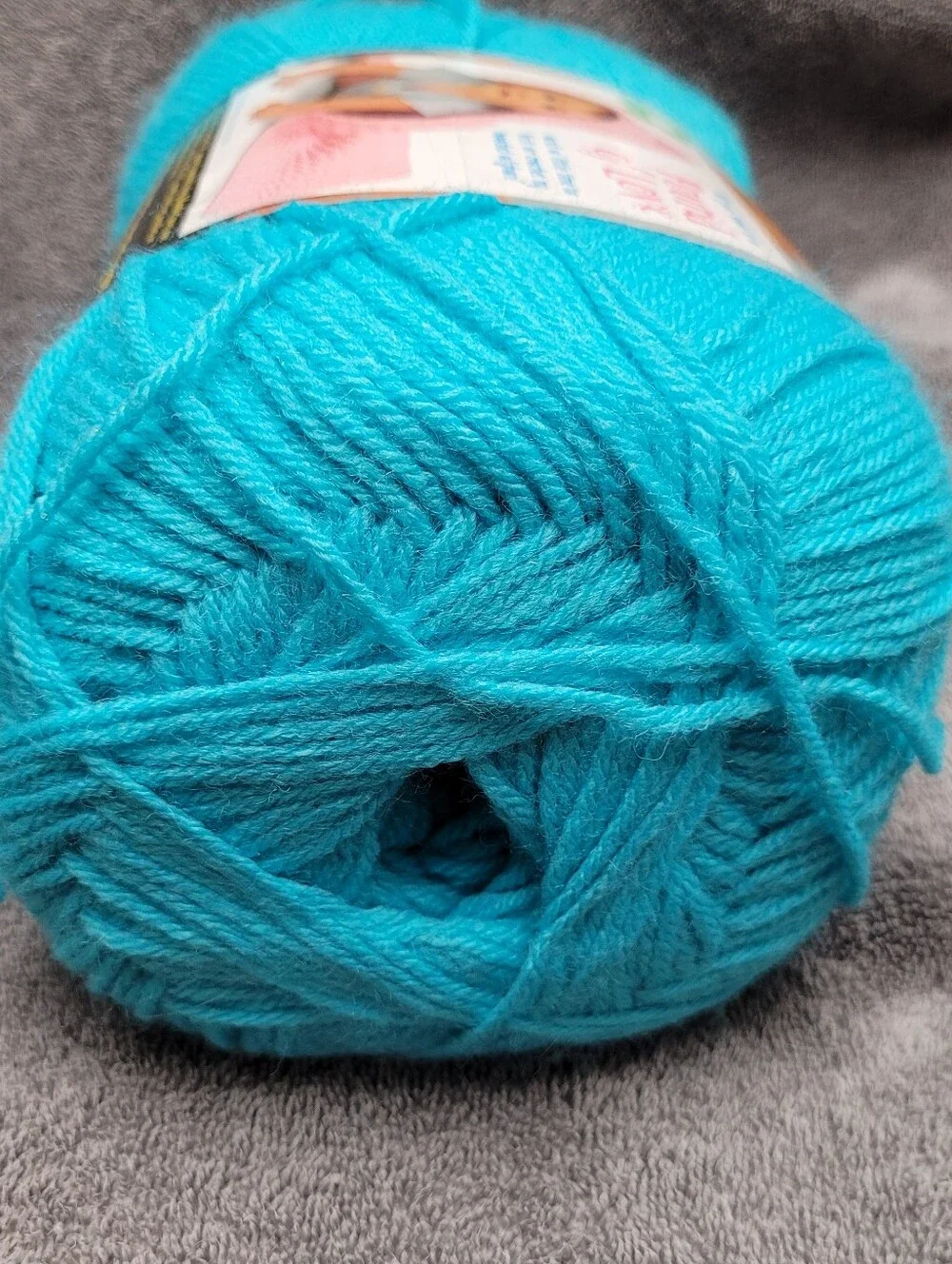 Lion Brand Baby Yarn- 1 Pound, Soft Acrylic. Turquise-Blue. Knitting & Crochet